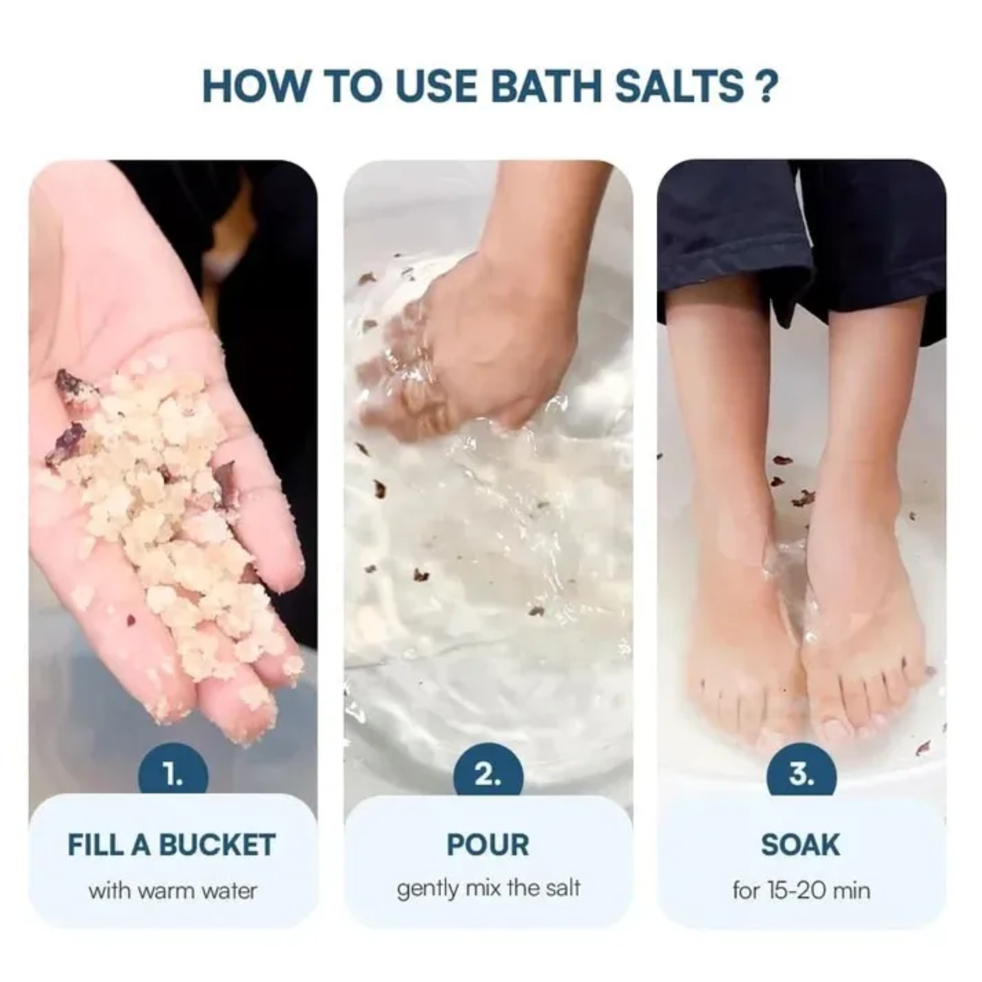 Bath Salt with Epsom & Pink Salt | Better Sleep, Muscle Recovery, Stress Relief | 400g